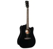 Гітара електроакустична Cort Earth 60CE Black Gloss