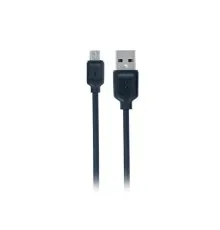 Дата кабель USB 2.0 AM to Micro 5P 1.0m 2.1A black XO (NB36-M-1-BK)