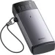 Зчитувач флеш-карт Baseus USB to SD/TF gray (WKQX060013)