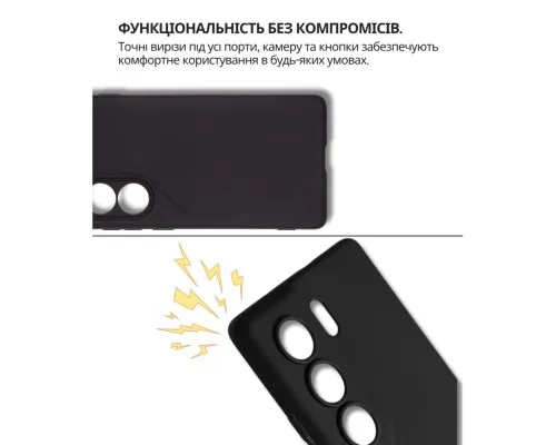 Чохол до мобільного телефона BeCover Silicone Tecno Camon 40 (CM5) Black (714679)