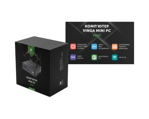 Комп'ютер Vinga Mini PC V667 (V6671255U.8256W1H)