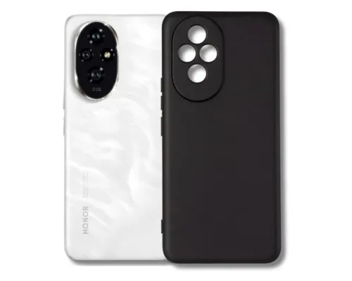 Чохол до мобільного телефона BeCover silicone Honor 200 Black (714942)
