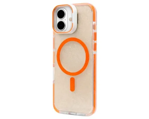 Чохол до мобільного телефона BeCover FIBRA Star Shine MagSafe Apple iPhone 17 Orange (715415)