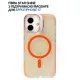 Чохол до мобільного телефона BeCover FIBRA Star Shine MagSafe Apple iPhone 17 Orange (715415)