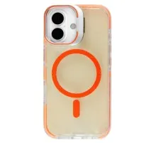Чохол до мобільного телефона BeCover FIBRA Star Shine MagSafe Apple iPhone 17 Orange (715415)