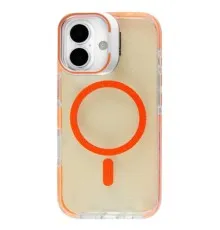Чохол до мобільного телефона BeCover FIBRA Star Shine MagSafe Apple iPhone 17 Orange (715415)