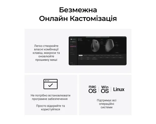 Мишка Keychron M5 Wireless/Bluetooth/USB Black (M5-A23)