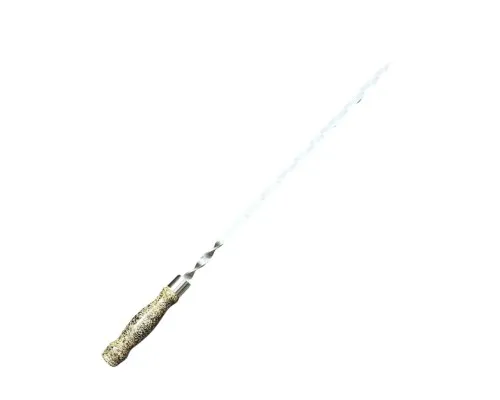 Шампур Metalzavod 630х12х3мм мармуровий (SHMP-DR-630x12x3-MR)