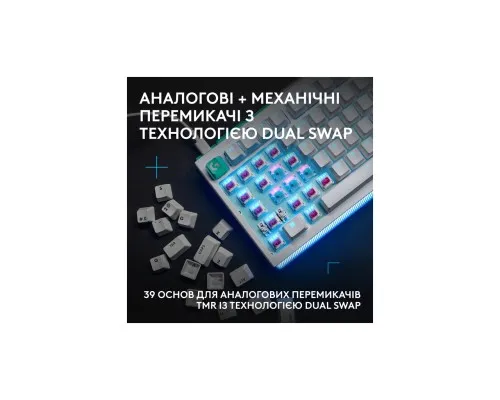 Клавіатура Logitech G512 X 98 Tactile Switch RGB USB UA White (920-014003)