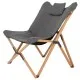 Крісло складане Bo-Camp Wembley L Grey (1200380) (DAS303840)