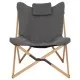 Крісло складане Bo-Camp Wembley L Grey (1200380) (DAS303840)