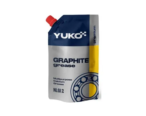 Мастило автомобільне Yuko графітне дой-пак зі штуцером, 375г (4820070241471)