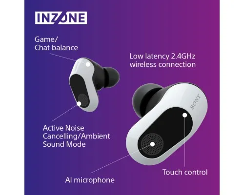 Навушники Sony INZONE Buds White (WFG700NW.CE7)