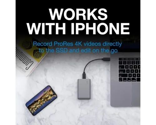 Накопичувач SSD USB Type-C 1TB Mobile Secure LaCie (STKH1000800)