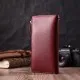 Гаманець ST Leather З натуральної шкіри Бордовий (22535)