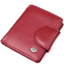 Гаманець ST Leather З натуральної шкіри Бордовий (23071)