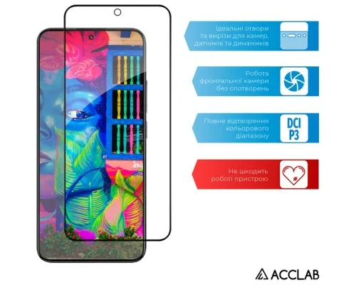 Скло захисне ACCLAB Full Glue Xiaomi 13 Black (1283126559297)