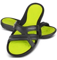 Шльопанці Aqua Speed Panama 513-38 чорний, зелений 38 (5908217665966)