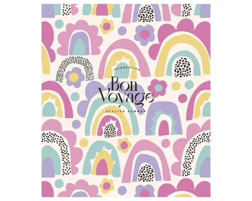 Зошит Школярик Bon Voyage 24 аркуша клітинка (024-3206K)