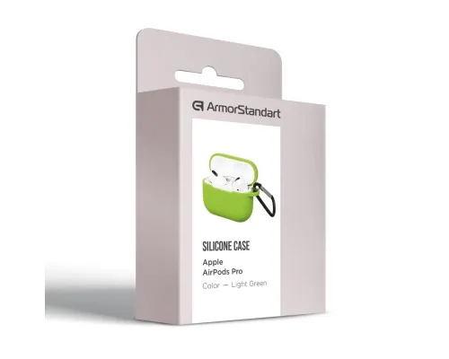 Чохол для навушників Armorstandart Silicone Case для Apple Airpods Pro Light Green (ARM56084)