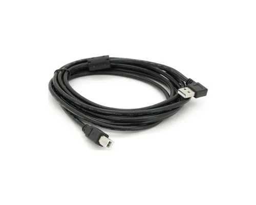 Кабель для принтера USB 2.0 AM/BM 2.0m 90° corner black Ritar (YT-AM/BM90°-2.0B)