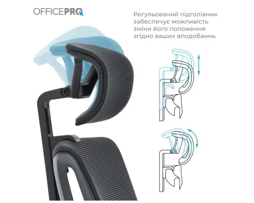 Офісне крісло OfficePro Harmony OC310-B-B-B (OC310-B-B-B)