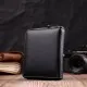 Гаманець ST Leather З натуральної шкіри Чорний (19488)