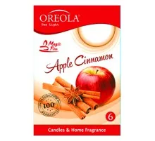 Ароматична свічка Oreola Яблуко і кориця 6 шт (5908252829200)