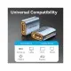 Перехідник HDMI F to HDMI F 8K Aluminum black Vention (AIUH0)