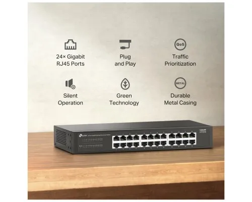 Комутатор мережевий TP-Link LS1024G