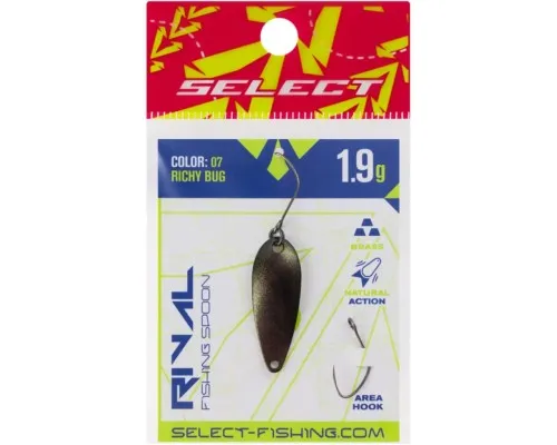 Блешня Select Rival 1.9g 30mm 07 Richy Bug (1870.79.87)