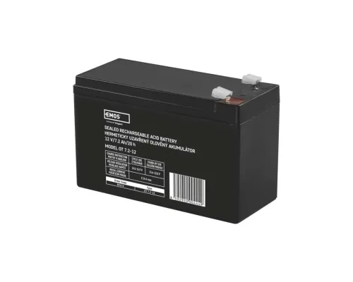 Батарея до ДБЖ EMOS B9674 AGM 12V 7,2Ah fast 6,3mm (B9674)