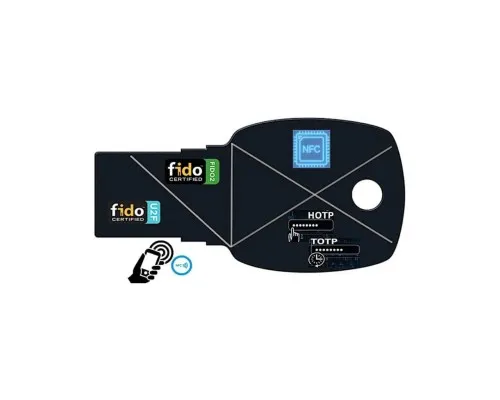 Апаратний ключ безпеки Feitian ePass FIDO FT-K9D U2F FIDO2 NFC USB-A K9D-NFC (FT-K9D)