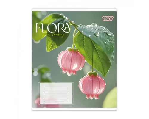 Зошит Yes Flora А5 48 аркушів, клітинка (768794)