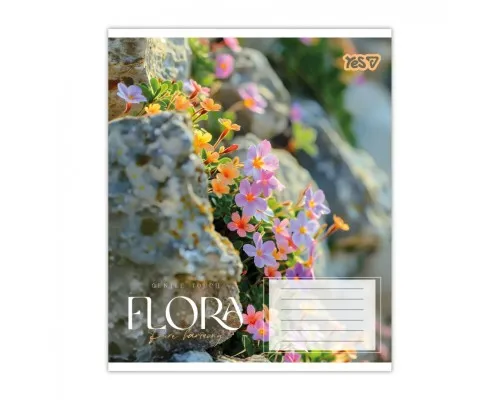 Зошит Yes Flora А5 48 аркушів, клітинка (768794)
