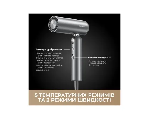 Фен Dreame Pocket Pro 5in1 Titanium (AHD51PRO_T5)