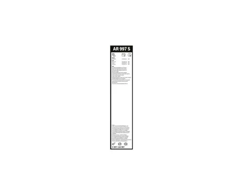 Щітка склоочисника Bosch 3 397 118 997
