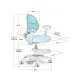 Дитяче крісло Evo-kids Mio Air Blue (Y-307 KBL)