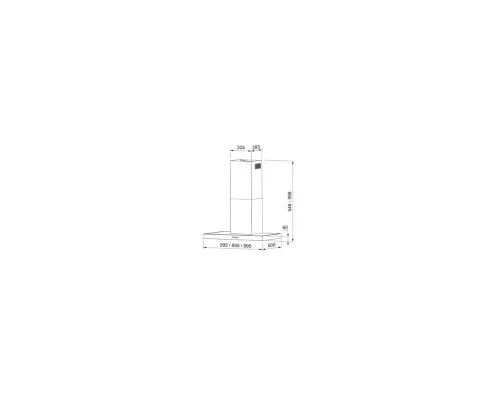 Витяжка кухонна Faber TSP X A60 2LS (325.0568.817)