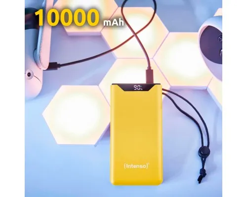 Батарея універсальна Intenso F10000 10000mAh QC/3.0 yellow (7332039)