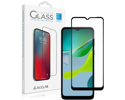 Скло захисне ACCLAB Full Glue MOTO E13 Black (1283126573620)
