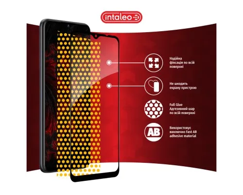 Скло захисне Intaleo Full Glue ZTE Blade A53 Black (1283126583308)