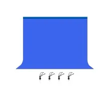 Фон Puluz PU5214L backdrop 3x2 m blue (PU5214L)