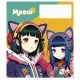 Зошит Школярик Kawaii 48 аркушів клітинка (048-3302K)