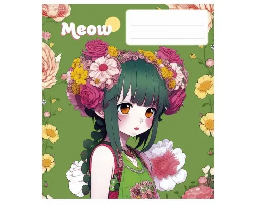 Зошит Школярик Kawaii 48 аркушів клітинка (048-3302K)