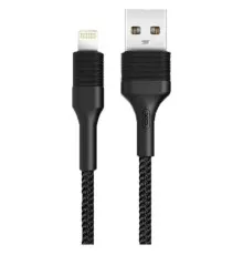 Дата кабель USB 2.0 AM to Micro 5P 1.0m 2.1A black XO (NB51-M-1-BK)