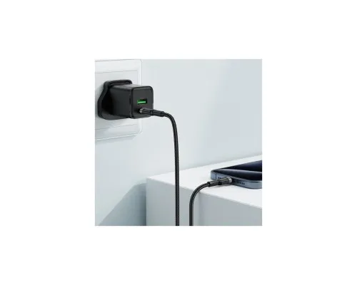 Дата кабель USB-C to USB-C 1.2m 60W black Acefast (6974316285137)