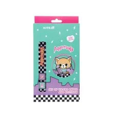 Бейдж Kite набір на липучці та підвіска Aggretsuko (AR25-3010-1)