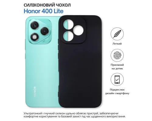 Чохол до мобільного телефона BeCover silicone Honor 400 Lite Black (714939)