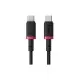 Дата кабель USB-C to USB-C 2.0m 100W Dura Series black red Baseus (P10377803U01-03)